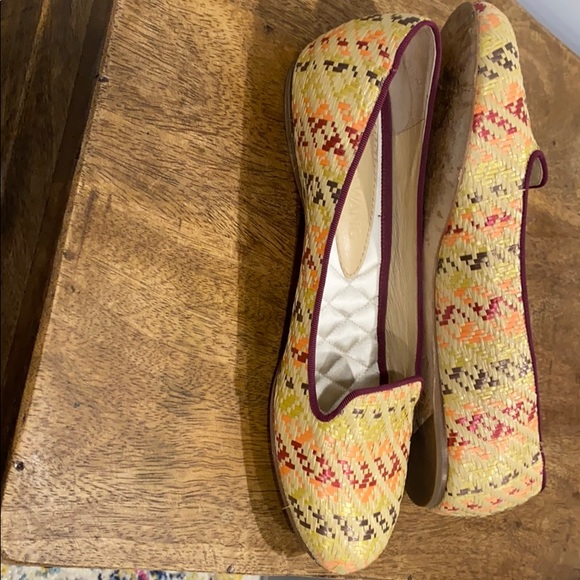 Vera Wang Raffia Round-Toe Woven Loafers - Picture 4 of 7